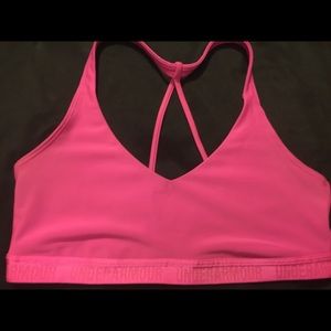 Pink Under Armour Sports Bra